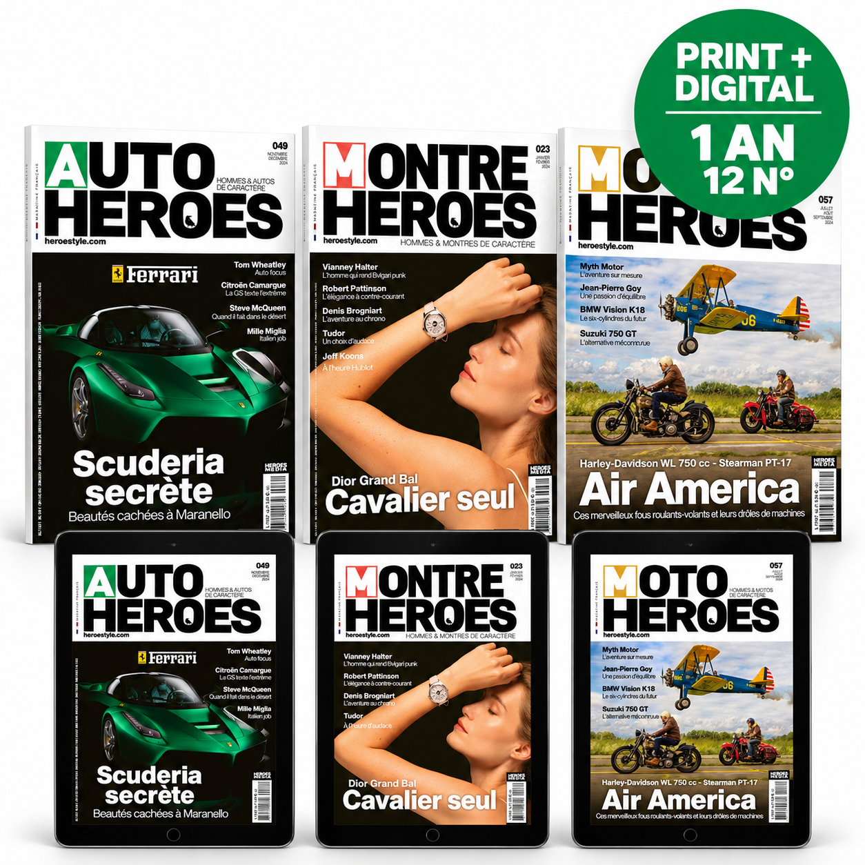 Pack AUTO + MONTRE + MOTO